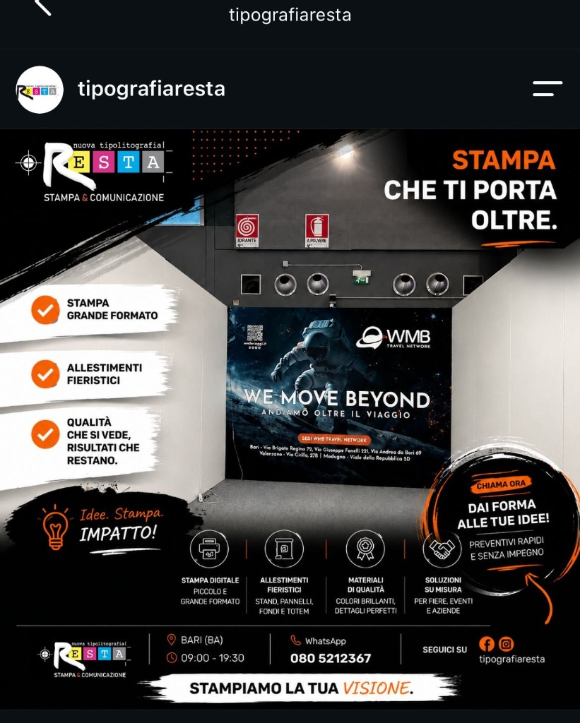 Stampa che ti porta oltre, Stampiamo la tua visione